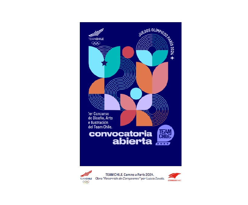 Kit Postales Team Chile - Camino a París 2024