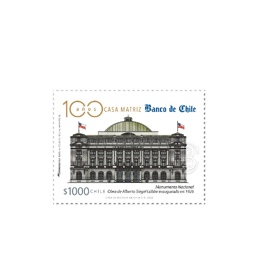 100 años Casa Matriz Banco de Chile, Monumento Nacional