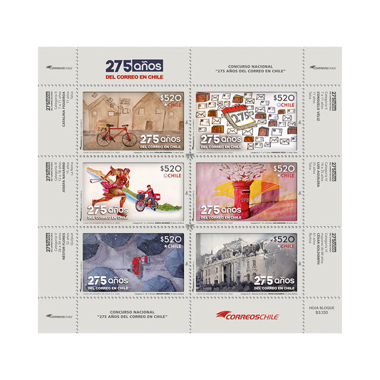 275 años del correo en Chile - 2022