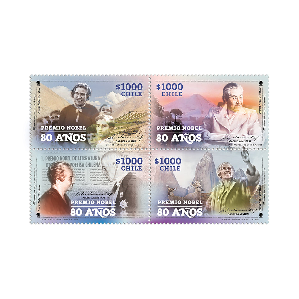 80 años Premio Nobel Gabriela Mistral - 2025