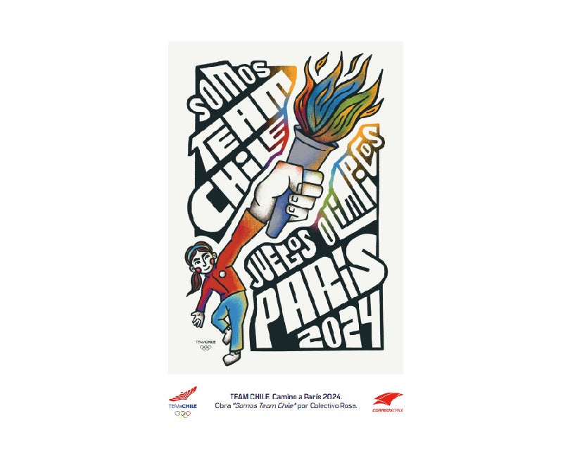 Kit Postales Team Chile - Camino a París 2024