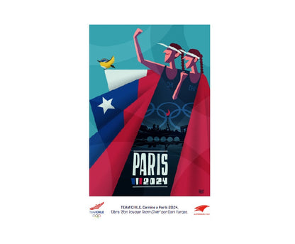 Kit Postales Team Chile - Camino a París 2024
