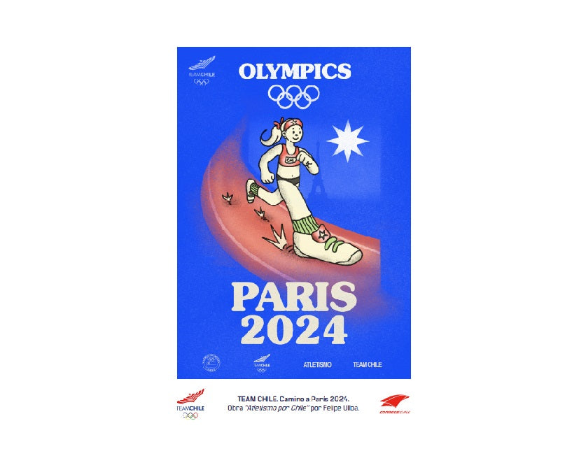 Kit Postales Team Chile - Camino a París 2024