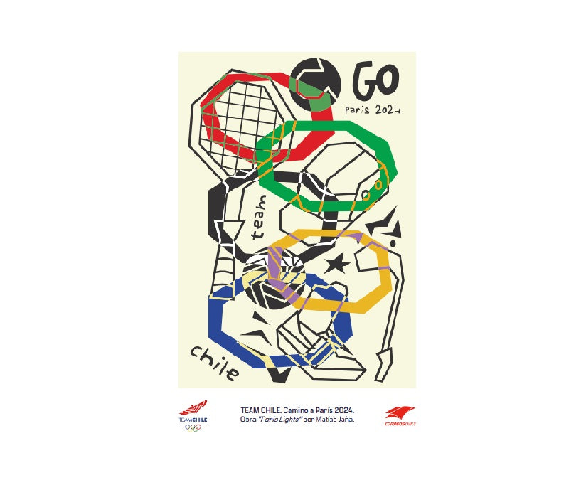 Kit Postales Team Chile - Camino a París 2024
