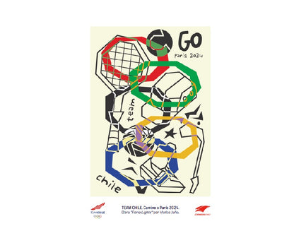 Kit Postales Team Chile - Camino a París 2024